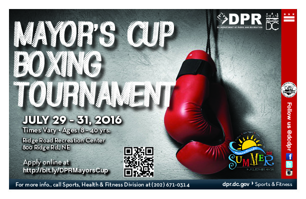 Mayors Cup Boxing Tournament Flyer