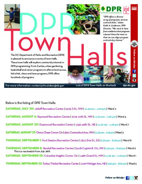 2016 DPR Town Halls