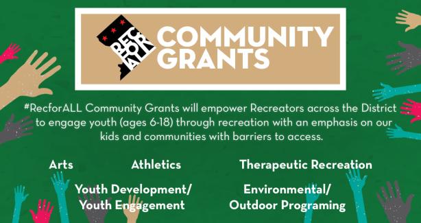 Rec for ALL Community Grants Info