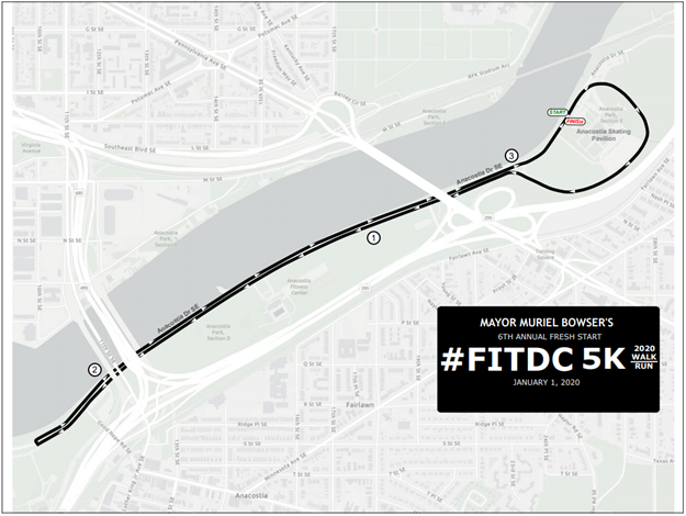 6th Annual #FitDC Fresh Start 5K Run/Walk in Anacostia